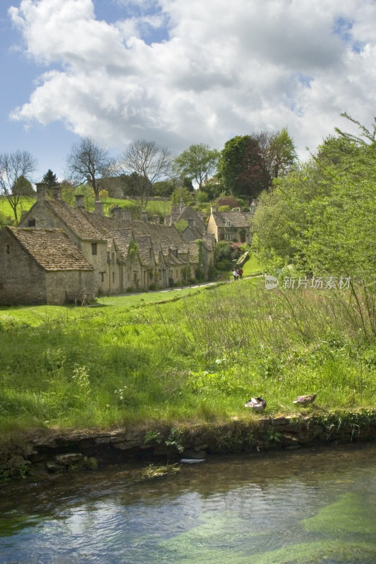 风景如画的科茨沃尔德- Bibury